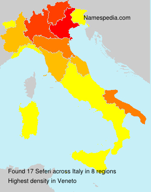 Surname Seferi in Italy Surname Seferi in Italy