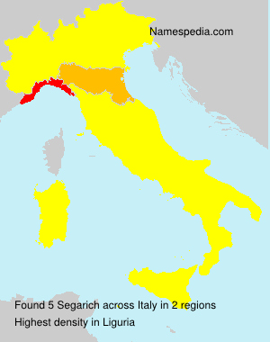Surname Segarich in Italy Surname Segarich in Italy