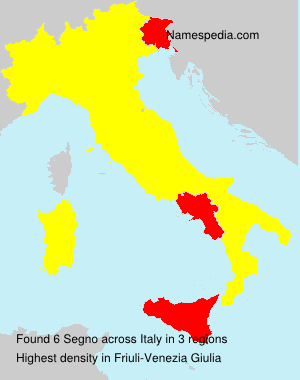 Surname Segno in Italy Surname Segno in Italy