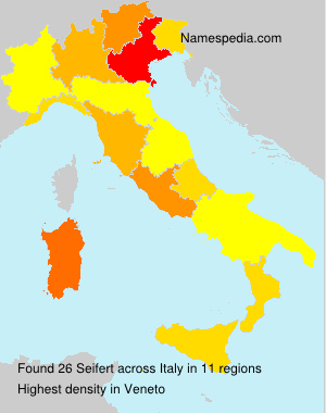 Surname Seifert in Italy Surname Seifert in Italy