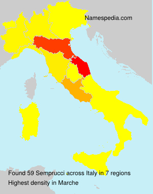 Surname Semprucci in Italy Surname Semprucci in Italy