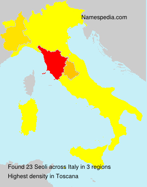 Surname Seoli in Italy Surname Seoli in Italy