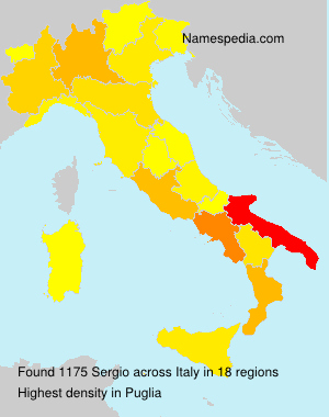 Surname Sergio in Italy Surname Sergio in Italy