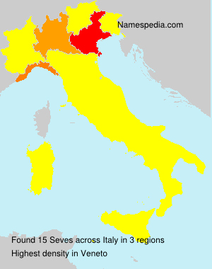 Surname Seves in Italy Surname Seves in Italy