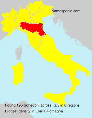 Surname Sghedoni in Italy Surname Sghedoni in Italy
