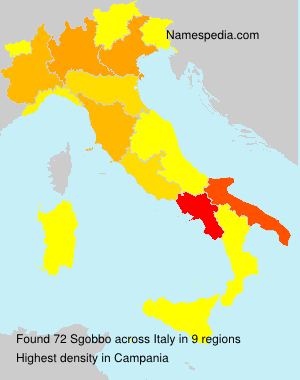 Surname Sgobbo in Italy Surname Sgobbo in Italy