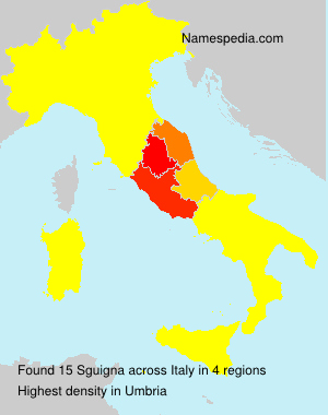 Surname Sguigna in Italy Surname Sguigna in Italy