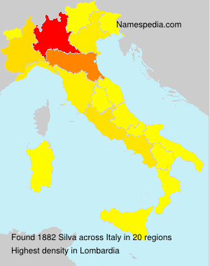 Surname Silva in Italy Surname Silva in Italy