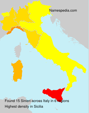 Surname Sinieri in Italy Surname Sinieri in Italy
