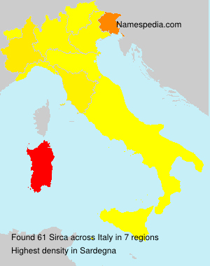 Surname Sirca in Italy Surname Sirca in Italy