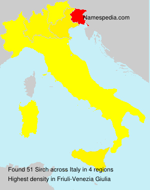 Surname Sirch in Italy Surname Sirch in Italy