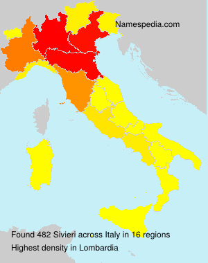Surname Sivieri in Italy Surname Sivieri in Italy