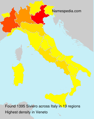 Surname Siviero in Italy Surname Siviero in Italy