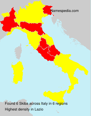 Surname Skiba in Italy Surname Skiba in Italy