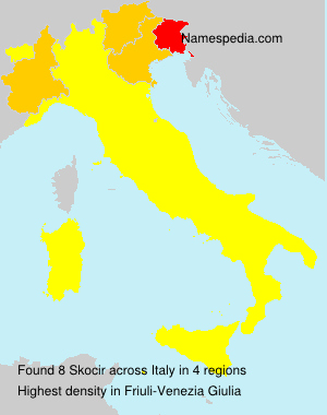 Surname Skocir in Italy Surname Skocir in Italy