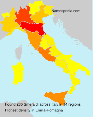 Surname Smeraldi in Italy Surname Smeraldi in Italy