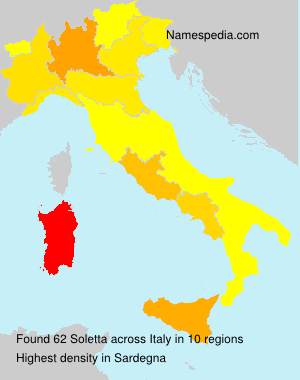 Surname Soletta in Italy Surname Soletta in Italy