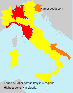 Surname Soppi in Italy Surname Soppi in Italy