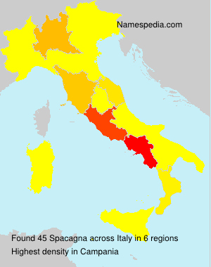 Surname Spacagna in Italy Surname Spacagna in Italy