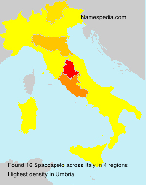 Surname Spaccapelo in Italy Surname Spaccapelo in Italy