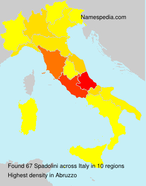 Surname Spadolini in Italy Surname Spadolini in Italy