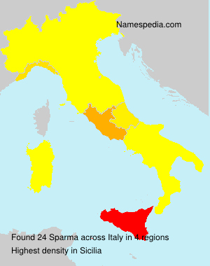 Surname Sparma in Italy Surname Sparma in Italy