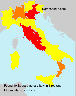 Surname Spataru in Italy Surname Spataru in Italy