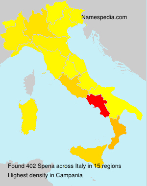Surname Spena in Italy