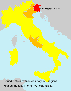 Surname Spezzotti in Italy Surname Spezzotti in Italy