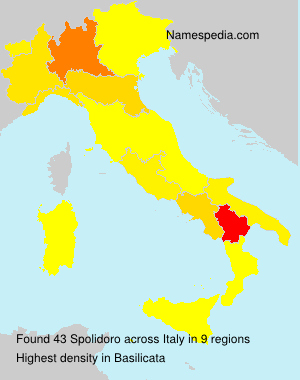 Surname Spolidoro in Italy Surname Spolidoro in Italy