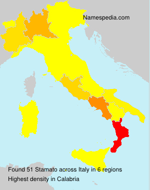 Surname Stamato in Italy Surname Stamato in Italy