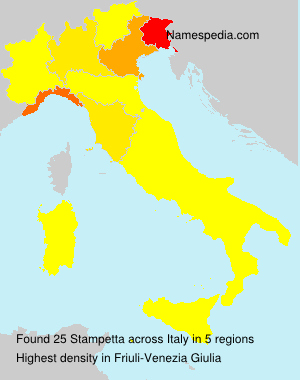 Surname Stampetta in Italy Surname Stampetta in Italy