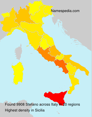 Surname Stefano in Italy Surname Stefano in Italy