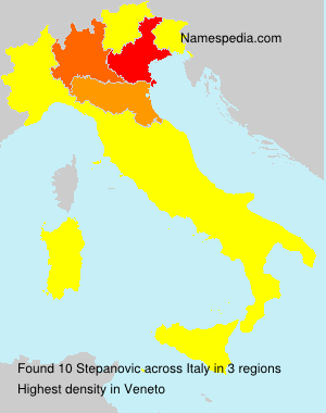 Surname Stepanovic in Italy Surname Stepanovic in Italy