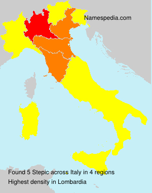 Surname Stepic in Italy Surname Stepic in Italy