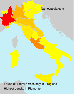 Surname Sterpi in Italy Surname Sterpi in Italy