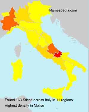Surname Sticca in Italy Surname Sticca in Italy