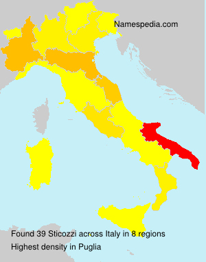 Surname Sticozzi in Italy Surname Sticozzi in Italy