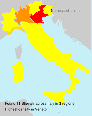Surname Stievani in Italy Surname Stievani in Italy