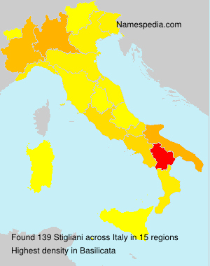 Surname Stigliani in Italy Surname Stigliani in Italy
