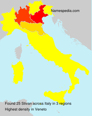 Surname Stivan in Italy Surname Stivan in Italy