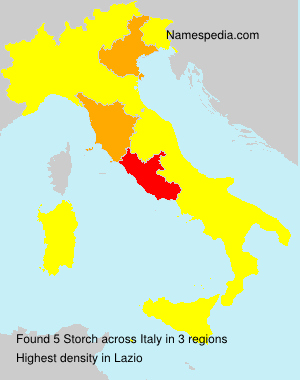 Surname Storch in Italy Surname Storch in Italy