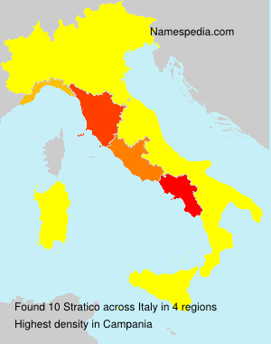 Surname Stratico in Italy Surname Stratico in Italy