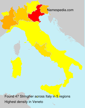 Surname Stringher in Italy Surname Stringher in Italy