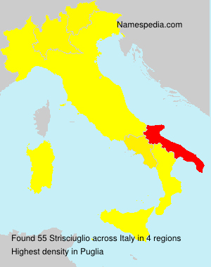 Surname Strisciuglio in Italy Surname Strisciuglio in Italy