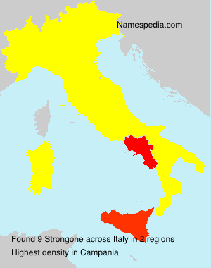 Surname Strongone in Italy Surname Strongone in Italy