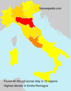 Surname Struzzi in Italy Surname Struzzi in Italy