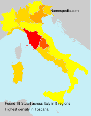 Surname Stuart in Italy Surname Stuart in Italy