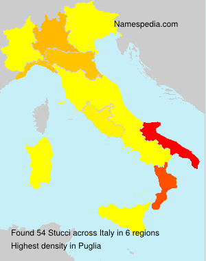 Surname Stucci in Italy Surname Stucci in Italy