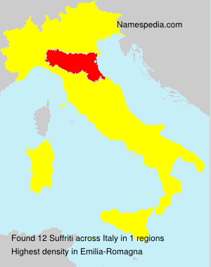 Surname Suffriti in Italy Surname Suffriti in Italy